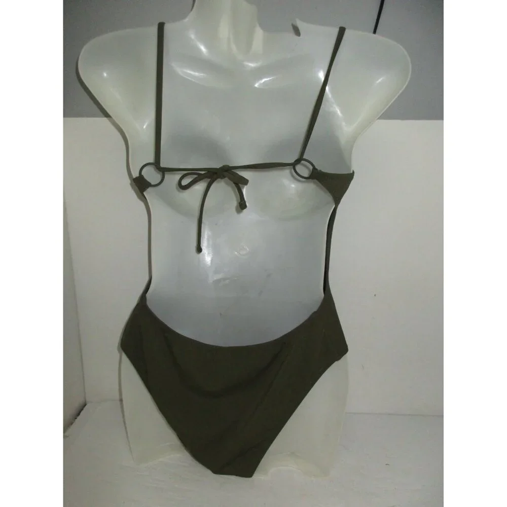 Solid & Striped  One Piece Swimsuit Brown Measures To Small NWOT - Picture 2 of 2
